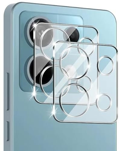 Cracksin [2 Stück] Kameraschutz für Xiaomi Redmi Note 13 Pro 5G Objektivschutz 3D 9H Härte Kamera Schutzglas Linse Panzer Schutz Glas Klar