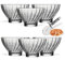 vienberg 6 Stück Glasschalen Set Bouquet | Glasschüssel 290ml | Müslischalen, Dessertschalen, Glas Schüssel Schale, snackschale | attraktiver Rillenstruktur | Geschenkideen Made in Europa