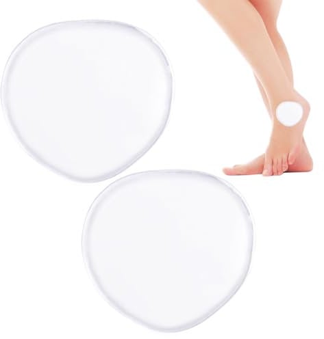 RAMGLYO 2 Stück Knöchel-Gel-Pads für Stiefel, Entlasten Druck und Verbessern die Durchblutung, für Eislaufen, Hockey(Herzförmig)