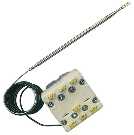 ensipart Temperaturbegrenzer 360° für Gewerbegeräte kompatibel mit EGO 55.32574.110 für Backofen Grillplatte Bratplatte Sicherheitstemperaturbegrenzer