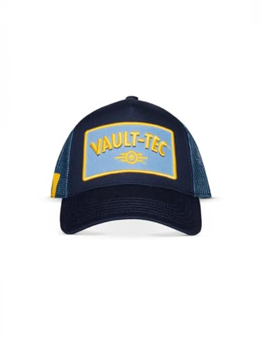 Fallout Vault-Tec Unisex Cap Blue Bethesda, Fan-Merch, Gaming, Geschenke