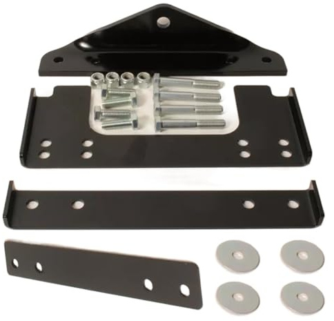 Zero-Turn Mähwerk Anhängerkupplung Kit Zubehör für Toro 79202300 35x15x5,5cm Metall Anhängerkupplung mit 19-teiligem Set, schwarz