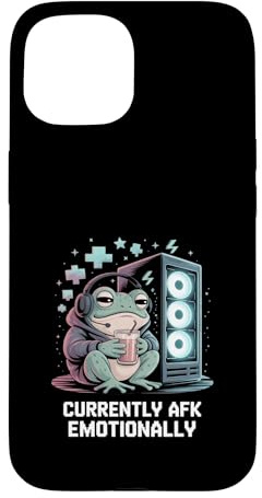 Hülle für iPhone 15 Aktuell AFK Emotional Gamer Frog