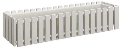 BURI Blumenkasten weiß 75x18,5cm Pflanzkasten Balkonkasten Blumentopf Blumenkübel