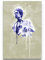 Paul Sinus Art City of God Locke 90x60cm Splash Art Wandbild auf Leinwand blau