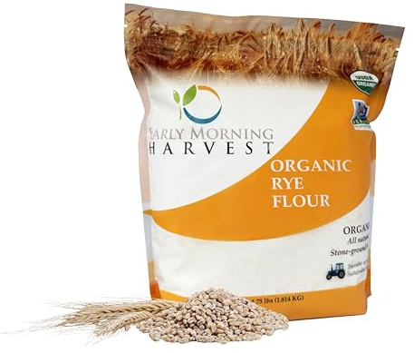 Early Morning Harvest Organic Rye Flour – 60 Ounces (3.75 lb.)