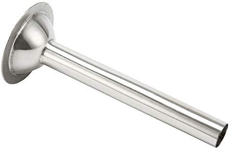 Huanyu Edelstahl Fleischwolf Manuell Fleischwölfe Wurstfüller Gr. 22 Drehwolf Hand Wurstfüllmaschine für Schweinefleisch, Rindfleisch, Fisch, Pfeffer, Pilze, Bohnen