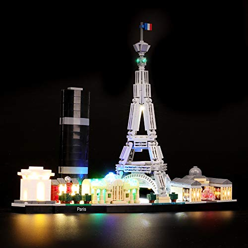 BRIKSMAX Led Beleuchtungsset für Lego Architecture Paris, Kompatibel Mit Lego 21044 Bausteinen Modell - Ohne Lego Set