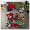 Loussiesd Kinder Kids Graffiti Wall Betten Set Sreet Art Design Bettwäsche Set Weiche Mikrofaser Hiphop Stil Bettbezug mit 1 Kissenbezug 2 teilig 135x200 cm + 80x80 cm, Jungen