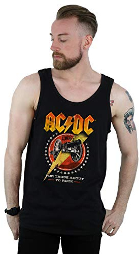 AC/DC Men's for Those About to Rock 1981 Vest