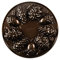 Nordic Ware Woodland Cakelet-Pfanne, 2,25 Tassen, bronzefarben