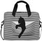 Laptop Case 15.6 inch with Handle Cat Laptop Bag Striped Computer Cases Multi-functional Notebook Sleeve, Carrying Case with Strap