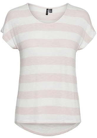 VERO MODA VMWIDE Stripe S/L TOP GA JRS NOOS