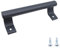 ZONADAH 200 mm Aluminiumlegierung, Schiebetürgriff, Lochmitte 165 mm, für Balkon, Glastürgriff, Badezimmer, Schrank, Türgriff, Lagertür, Gartentürgriff, moderner Metallgriff (grau)