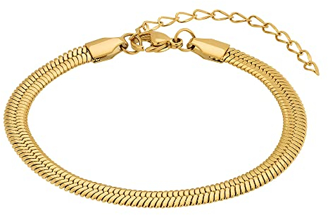 Heideman Armband Janne Damen aus Edelstahl gold farbend poliert Armkette für Frauen