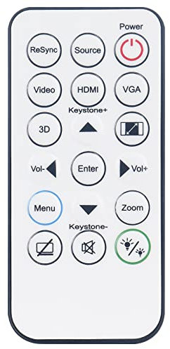 Replacement Remote Control SP-8VH02GC01 Fit for Optoma Projector X315 DS346 DS344 W312 W316 S310e S316 W310 DW346 DX346 DX345 H112e H182X X316 X312 HD28HDR