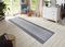 Hanse Home Teppich Läufer Band 80x400cm – Teppichläufer Weicher Kurzflor Teppich Modernes Design Läufer für Flur, Schlafzimmer, Kinderzimmer, Badezimmer, Wohnzimmer, Küche Dekoläufer – Light Grey