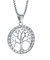FLHEART Nordische Wikinger Halskette Herren - Amulette Geschenk Edelstahl Nordisch Runen Baum des Lebens Anhänger Halskette, Nordischer Schmuck Talisman Geschenke für Männer