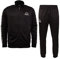Kappa Jogginganzug Herren in Größe L I Trainingsanzug in Schwarz mit stylischem Logo an Armen & Beinen I Geeignet als Sportanzug, Lounge Wear oder für die Freizeit I Regular Fit
