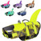 CITÉTOILE Salvagente per Cane, Giubbotto Salvagente per Cani, Ripstop Regolabile Squalo Giubbotto di salvataggio, Leggero e Sicuro per Gli Sport Acquatici, Verde mimetico, S