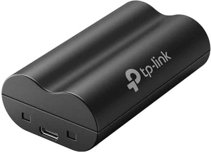 Tapo A100 Battery Pack, 6700mAh Rechargeable Lithium Battery, Quick Release Replacement, No Memory Effect, 5-hour Charging Time, 6-way Protection, Works with Tapo Battery Cameras & Video Doorbells