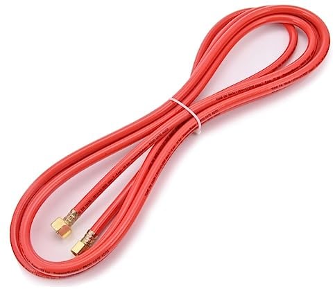 Gasschlauch 5m (G 3/8 x W21,8 Links) – Hochwertiger Gas-Schlauch für Gasbrenner, Grills, Heizgeräte, Camping und Outdoor-Anwendungen, langlebig und sicher SN0283-W