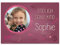 Striefchen® Foto-Banner zur Einschulung - Endlich Schulkind! - mit Namen des Kindes 50 x 70 cm Kunststoff Rosa