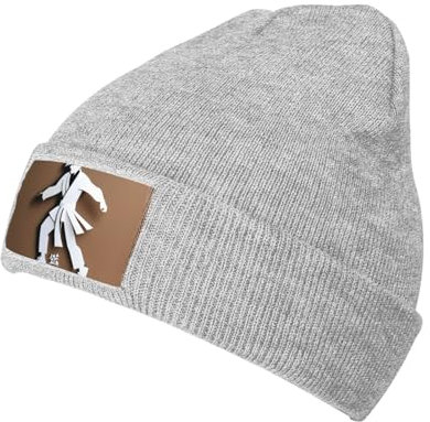 Karate-Mütze für Herren, modisch, Wolle, gestrickt, Unisex, ideal für Freizeitkleidung, Karate Herren, Einheitsgröße, Karate Herren, One size