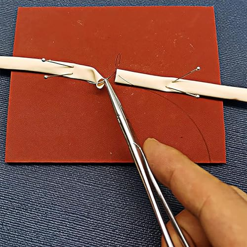 MTTXY Gefäßanastomose-Übungsmodell, Mikroskopie-Chirurgie-Gefäßnaht-Trainingsgerät, Bricht Nicht Leicht für Das Training und Übungspad Der Medizin