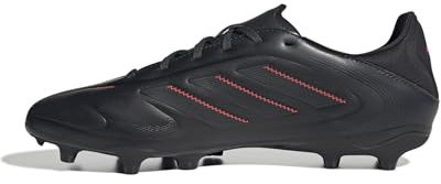 adidas Unisex COPA Pure III League FG/MG Football Boots Fußballschuhe, Core Black/Carbon/Lucid Red, 36 EU