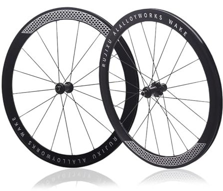 HerfsT 700c Rennrad Laufradsatz V/Felgenbremse Aluminiumlegierung Felge Schnellspanner 16/21 Löcher Vorder- und Hinterradnaben für 7/8/9/10/11/12 Geschwindigkeit