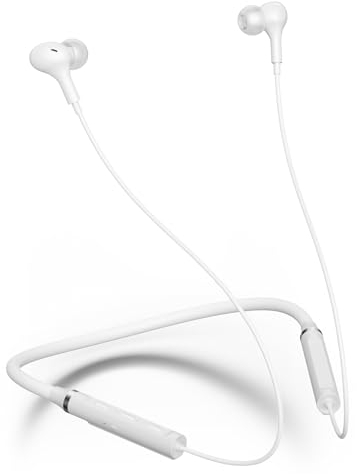 Kopfhörer Bluetooth mit Kabel für Samsung A55 A54 S24 5G S23 iPhone 15 16 Pro Pixel 9 8a Mi 14,Stereo Kabellose Nackenbügel Kopfhörer In Ear Ohrhörer,Headset mit Mikrofon für Laufen,Traning,Gym,Schlaf