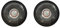 SUCHUANGUANG 2PCS Nero 50mm Altoparlante per Cuffie Driver per Cuffie 32Ohm 112db HiFi Altoparlante Parti di Riparazione per Cuffie Materiali elettronici