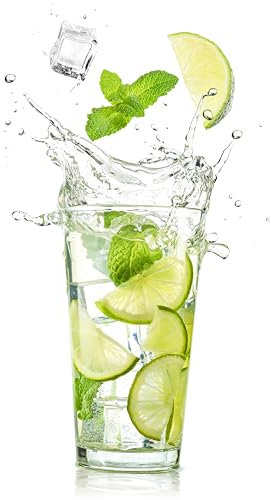 Topkapi Bar & Lounge Longdrink Gläser Havanna XXL - 4 Stück Cocktail Gläser, Fabelhaft für Mojito, Gin Tonic, Cubra Libre, 480ml, gehärtetes Cocktail Glas, stapelbar (XXL - Havanna XXL)