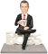 Personalisierung Bobbleheads Boss Man Figuren, Handgemachte Personalisierte Bobble Head Figuren Bildskulptur, Hohe Ähnlichkeit