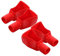 Anneome Automotive Battery Terminal Covers 4pcs Red Plastic Protectors Car Battery Terminal Insulators