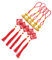 Toddmomy 5pièces Pendentifs pour Nouvel an Chinois Ornements De Suspension Forme De Serpent Doré Charmants Décorations Festives pour Miroir De Voiture Et Ambiance De Fête