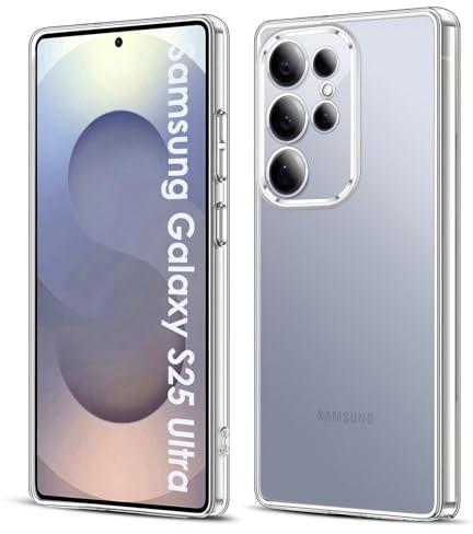 Filoto Ultra Clear TPU hülle für Samsung Galaxy S25 Ultra 6.9″(2025) | Ultra Clear, Ultra Dünn, Flexibles TPU, Militärischer Fallschutz, Erhöhter Kameraschutz, Präzise Aussparungen