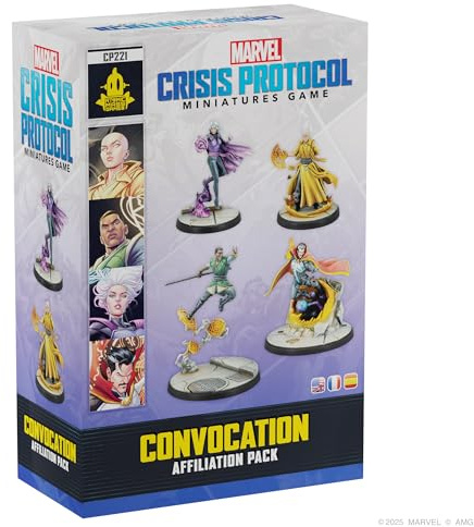 Asmodee | Marvel: Crisis Protocol Convocation Affiliation Pack | Tabletop Card Game Expansion | Ages 14+ | 2 Players | 90+ Minutes Playing Time | Tabletop Card Game Expansion | Ages 14+ | 2 Players | 90+ Minutes Playing Time