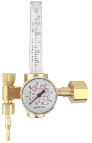 WELDINGER Druckregler ECO mit Flowmeter für Argon/CO2 Schutzgasregler