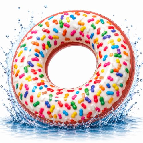 Aufblasbarer Schwimmring - Luftmatratze, Schwimmreifen Pool & Wasser, für Erwachsene & Kinder (Farbauswahl)