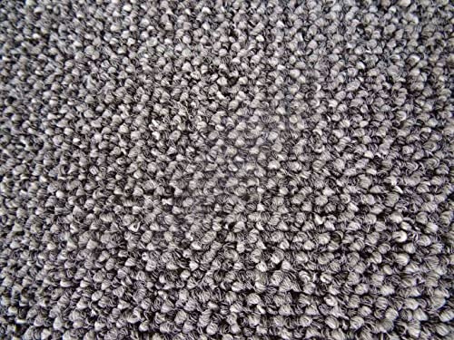 Eleganter Teppichboden Sprint – Weicher Velours mit Schlingenstruktur, grau, Zuschnitt (4m breit / 1m lang)
