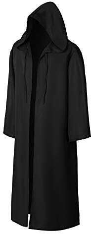 EONPOW Mantello con Cappuccio, Halloween Lungo Mantelli di Costume Cosplay