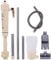 Tnfeeon Electric Fish Tank Water Changer, 58-95 cm Aquarium Siphon Sand Gravel Washer Battery Powered Siphon Pump Filter Cleaning Device (Battery Not included)
