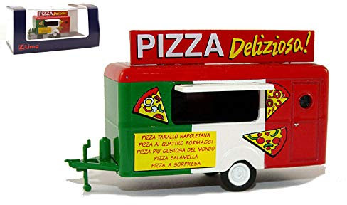 RIMORCHIO ROULOTTE PIZZA LIMA SCALA HO 1:87 - Lima - Treni - Die Cast - Modellino