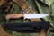 Kizlyar Original Messer — Sych Poiliert — Camping Taschenmesser aus japanischem AUS8 Stahl