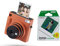 instax Square SQ1 Sofortbildkamera, Terracotta Orange & Square Film, (2x10 Aufnahmen)
