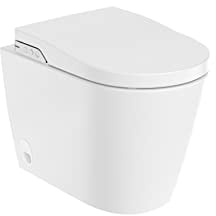 Roca,INSPIRA,In-Wash® con In-tank® - Smart toilet adosado a pared Rimless con tanque integrado. Incluye tapa y asiento. Necesita toma de red.,Blanco,385mm x 585mm x 485mm,A803095001