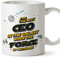 Mugffins Tassen/Becher mit Spruch für CEO - Auf Englisch - Best in The Galaxy The Force is With Me - 11 oz / 330 ml - Lustiges Geschenk Mitarbeiter