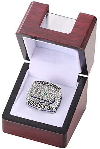 NVeeus Alle Vorherigen-Champion-Ring-Replik, Für Fans, Freunde Und Familie, Geschenk Zur Geburtstagskollektion,T Display-Box/2013 Seahawks